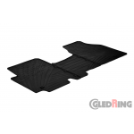 Original Gledring Passform Fußmatten Gummimatten 3 Tlg.+Fixing - Renault Trafic 2001-2009/2010-10.2014